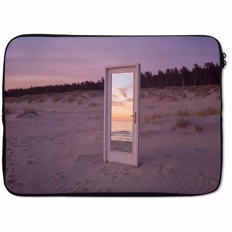 Laptophoes Spiegel - Zee - Zonsondergang — 1