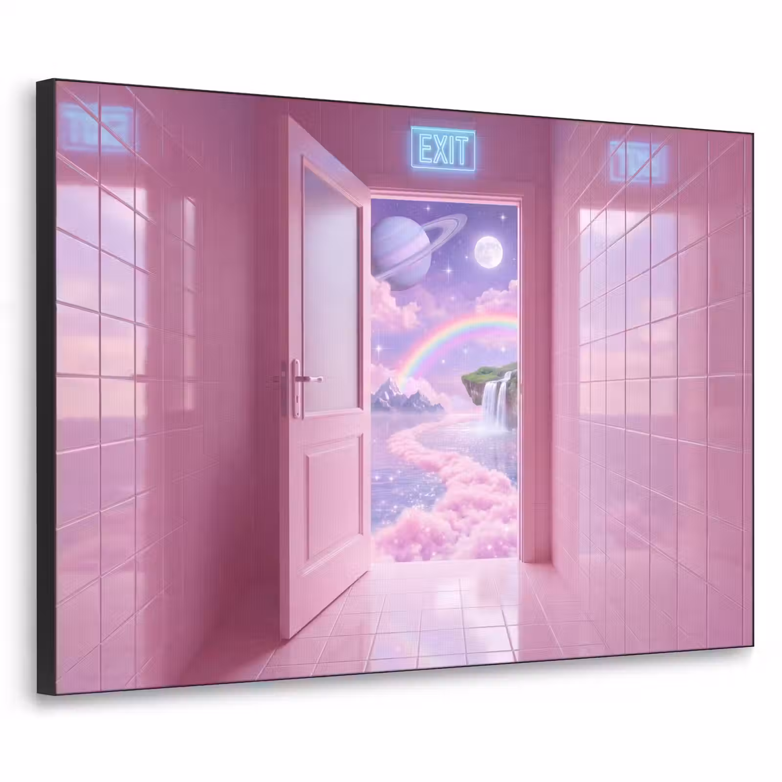 Art frame - Roze deur - Fantasie — 1