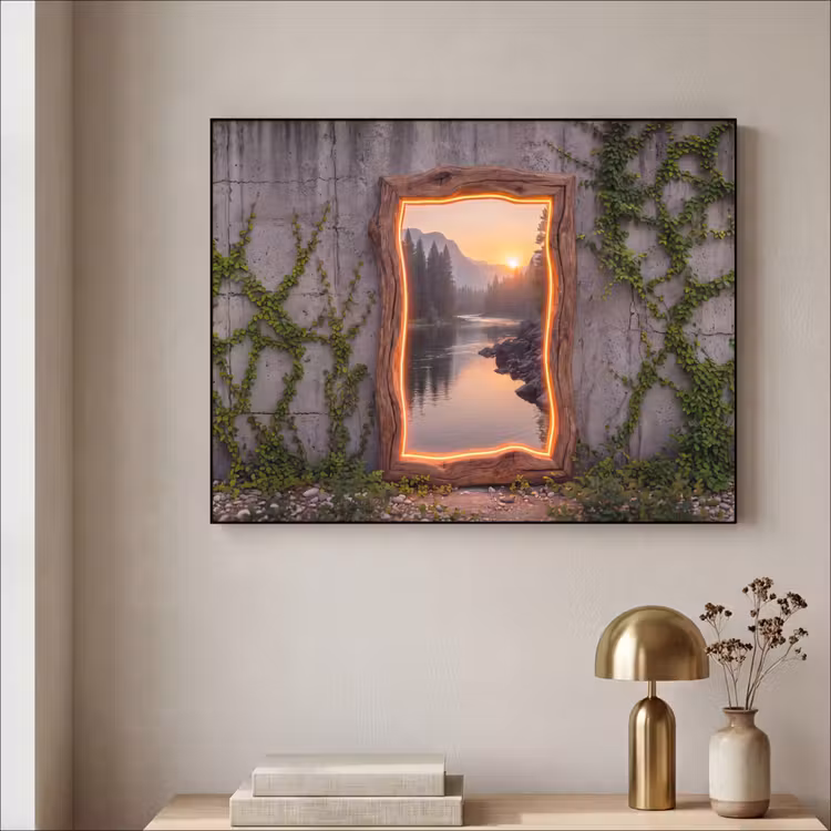 Art frame - Landschap - Kader - Licht — 5
