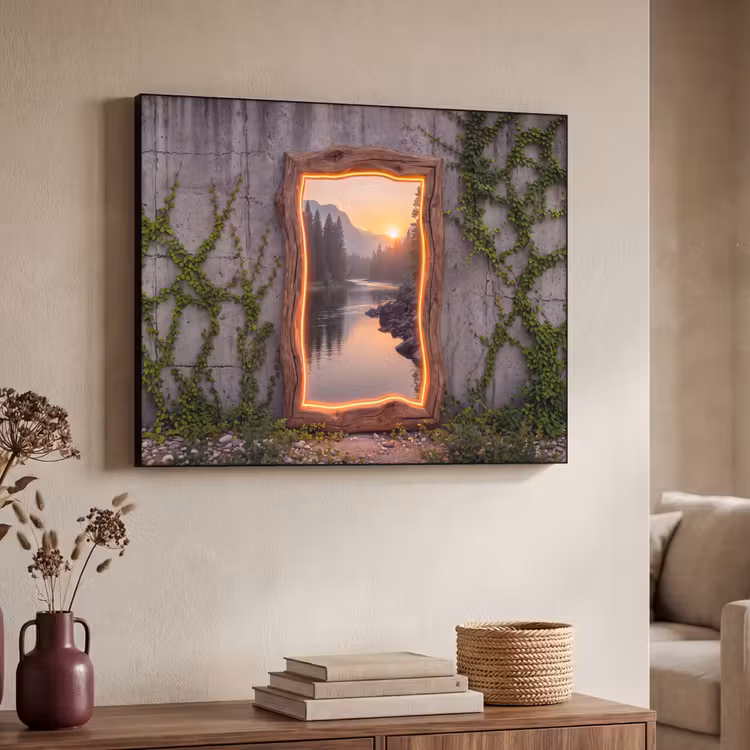 Art frame - Landschap - Kader - Licht — 7