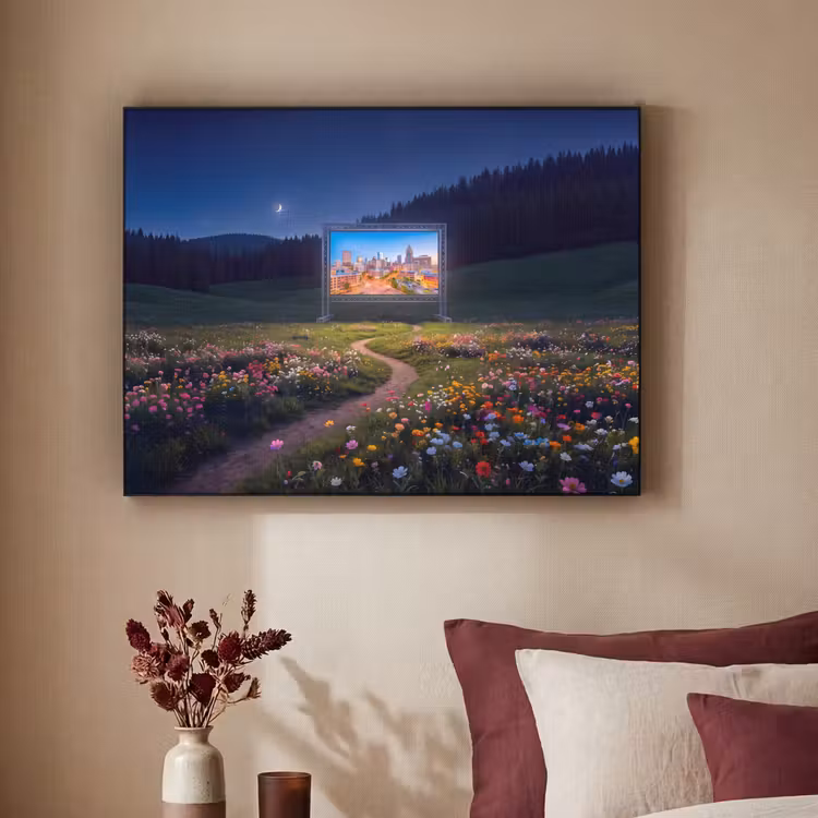 Art frame - Scherm - Stad - Natuur — 3