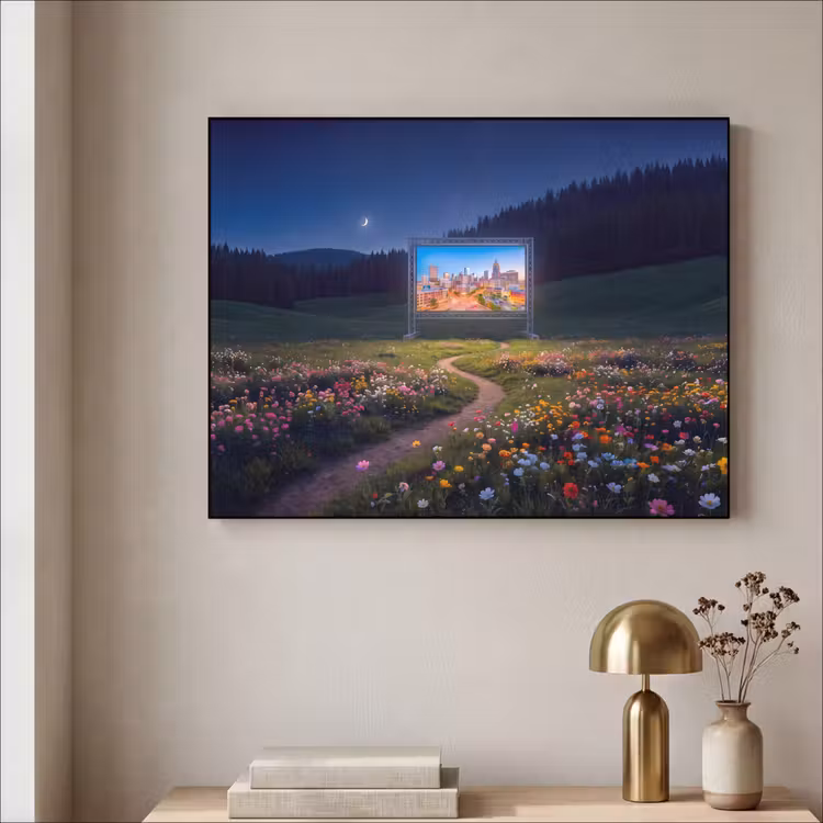 Art frame - Scherm - Stad - Natuur — 5