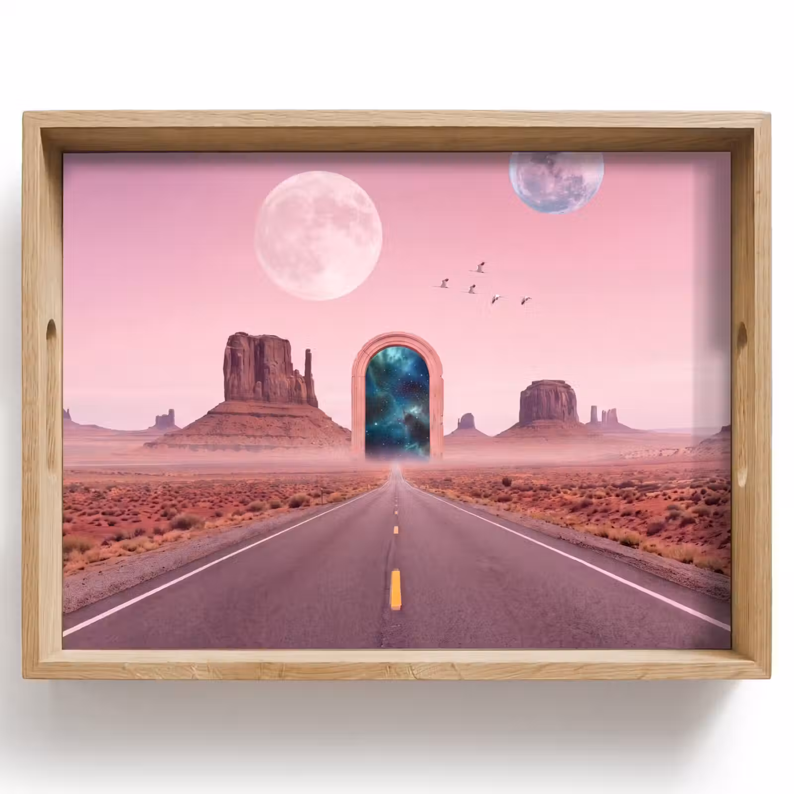Dienblad - Landschap - Poort - Ruimte — 1