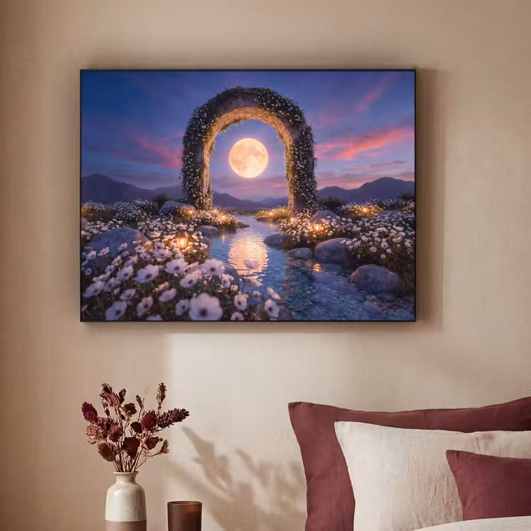 Art frame - Boog - Maan - Nacht — 3