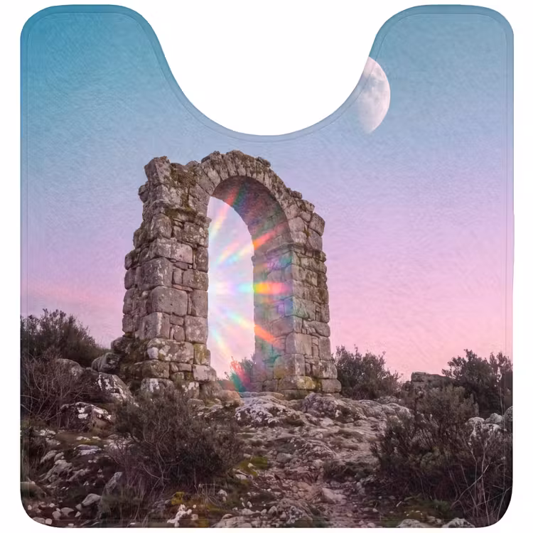 WC Mat - Boog - Regenboog - Maan — 1