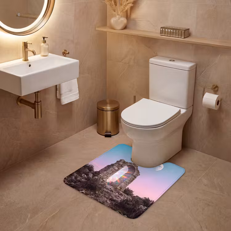 WC Mat - Boog - Regenboog - Maan — 3