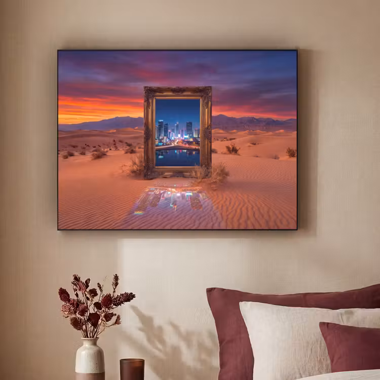 Art frame - Kader - Stadsgezicht - Woestijn — 3