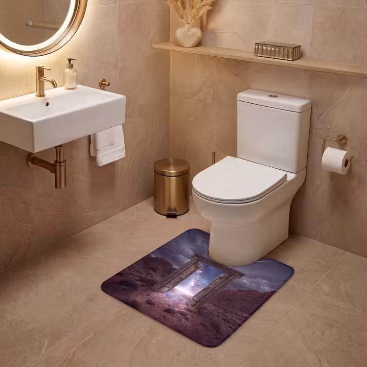 WC Mat - Deur - Melkweg - Woestijn — 3
