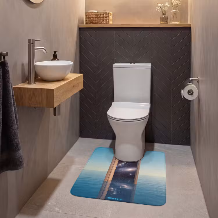 WC Mat - Deur - Ruimte - Abstract — 2