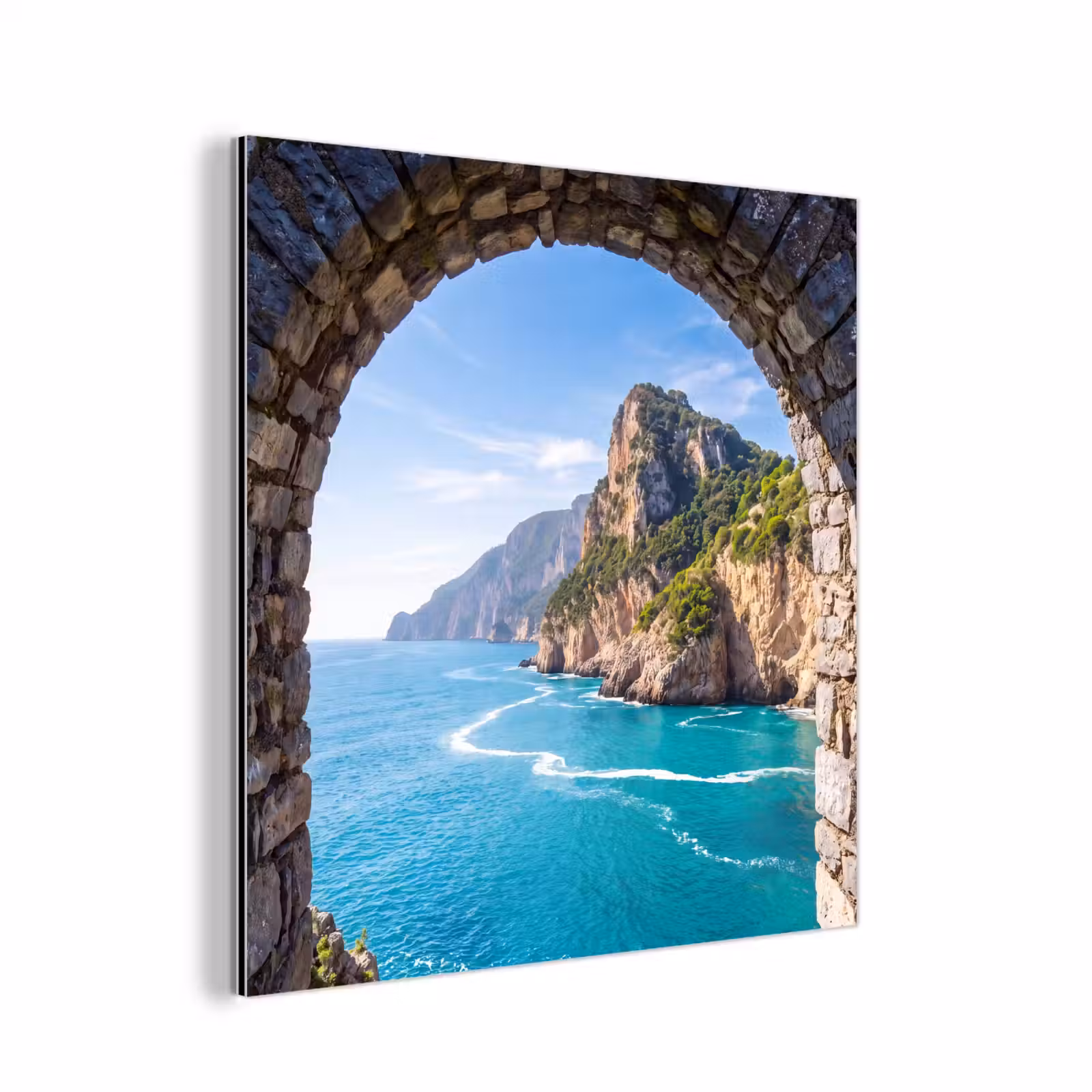 Aluminium schilderij - Boog - Zee - Natuur — 1