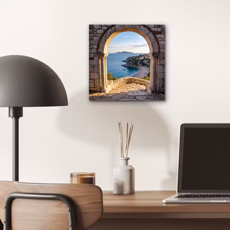 Aluminium schilderij - Boog - Kust - Natuur — 6