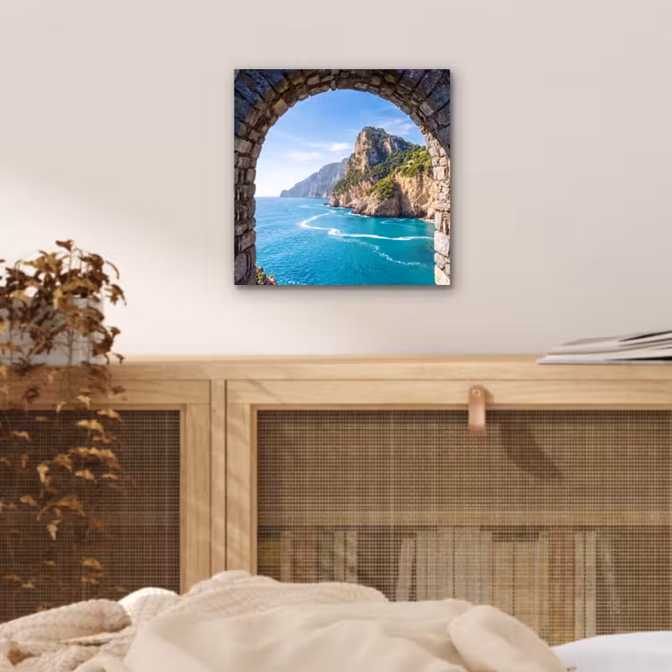 Aluminium schilderij - Boog - Zee - Natuur — 4