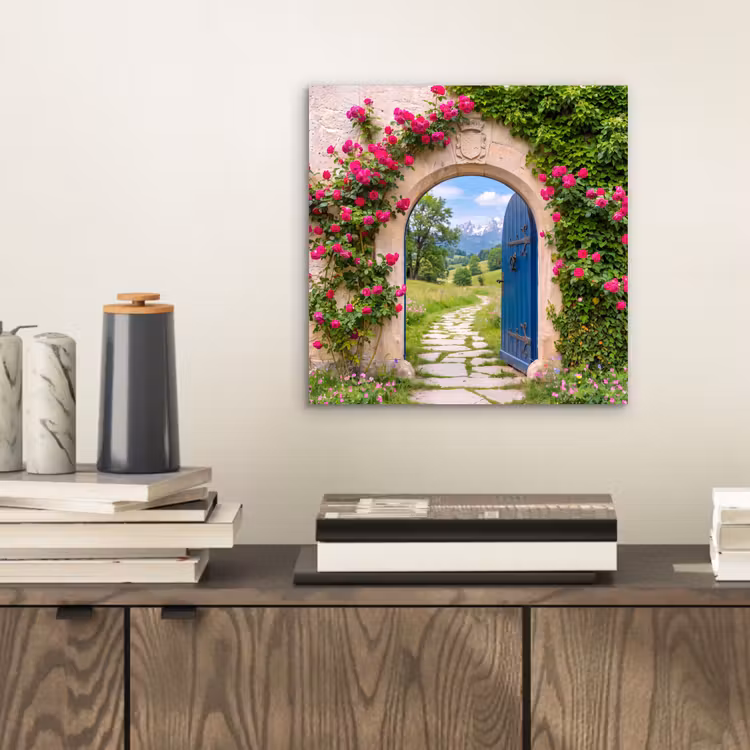 Aluminium schilderij - Boog - Landschap - Natuur — 2