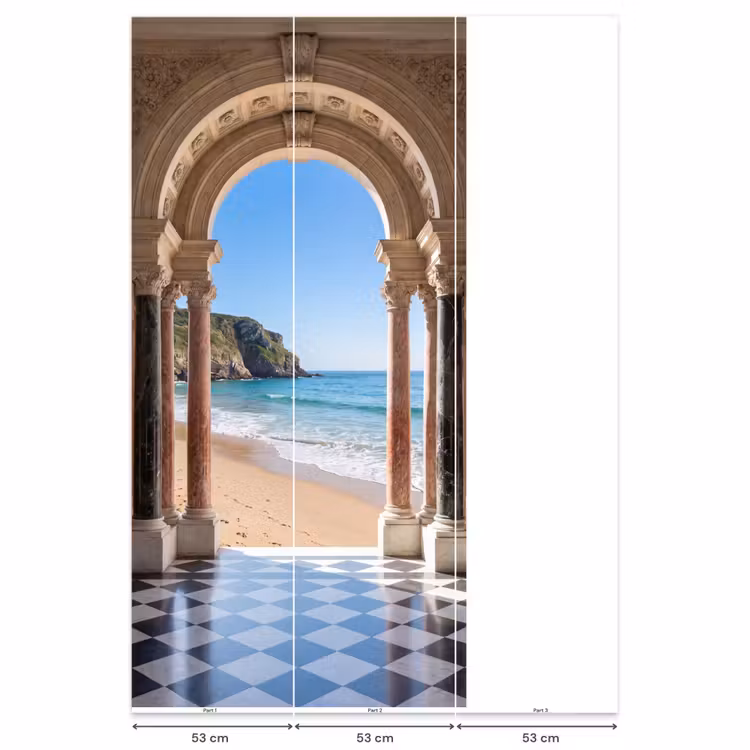 Behang - Boog - Strand - Zee — 6