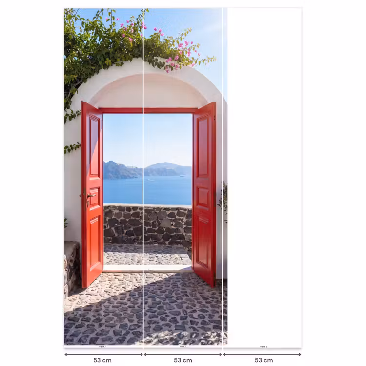Behang - Deur - Zee - Natuur — 6