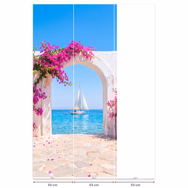 Behang - Bloemen - Zee - Zomer — 6