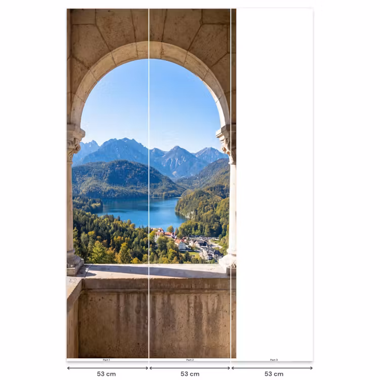 Behang - Boog - Uitzicht - Landschap — 6