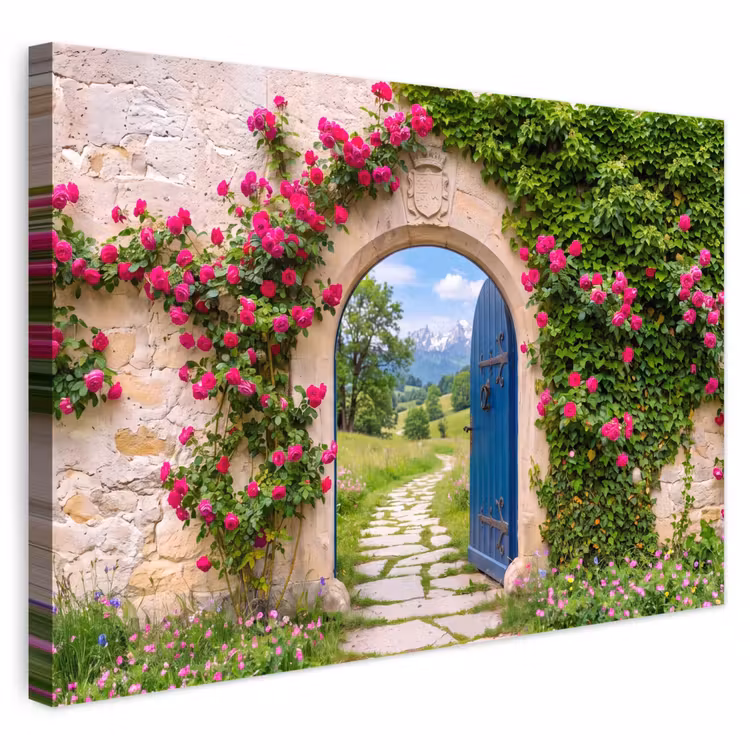 Buiten canvas - Boog - Landschap - Natuur — 1