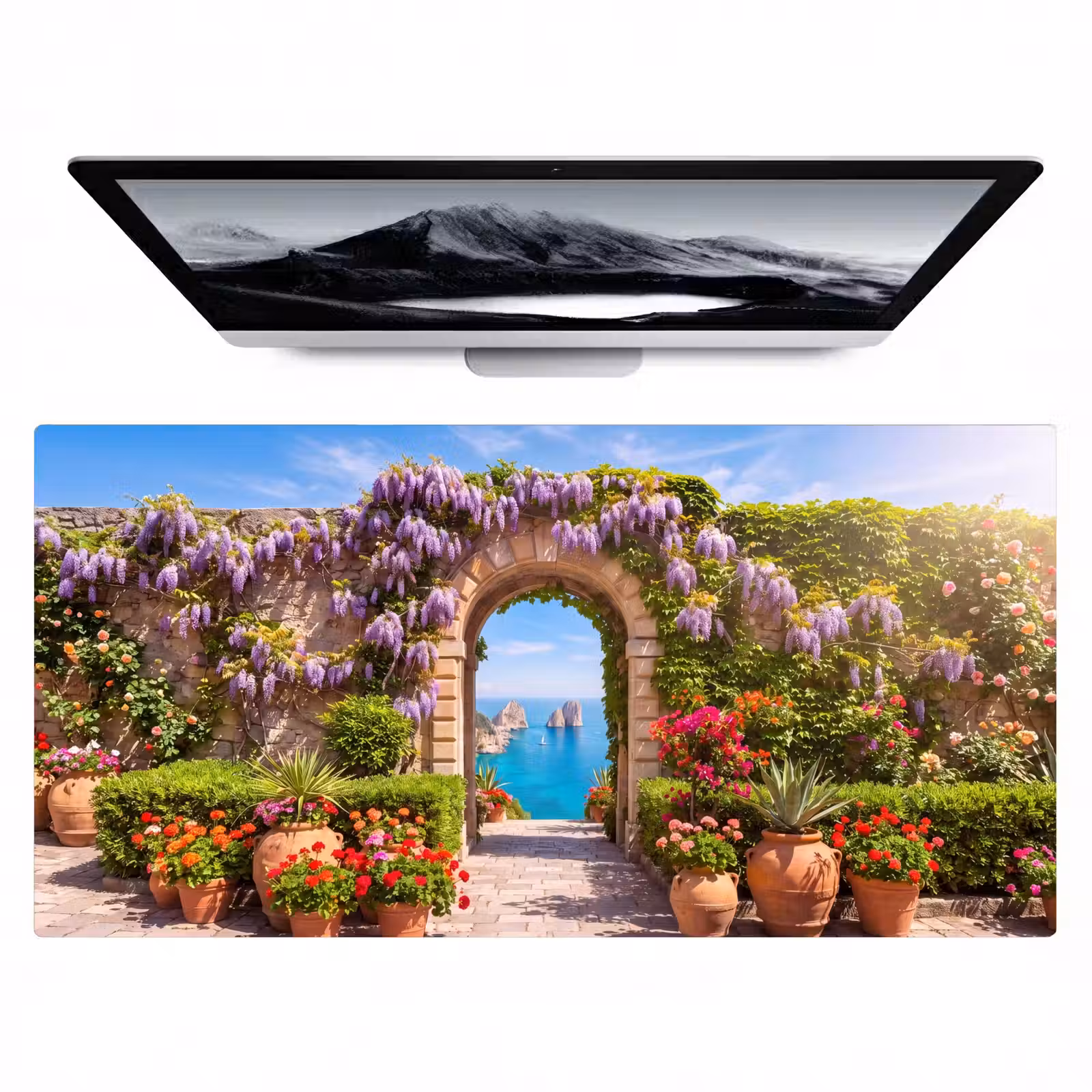 Bureau onderlegger - Bloemen - Tuin - Landschap — 1