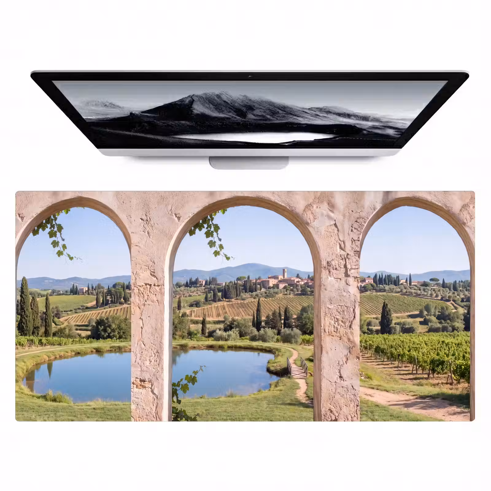 Bureau onderlegger - Dorp - Landschap - Natuur — 1
