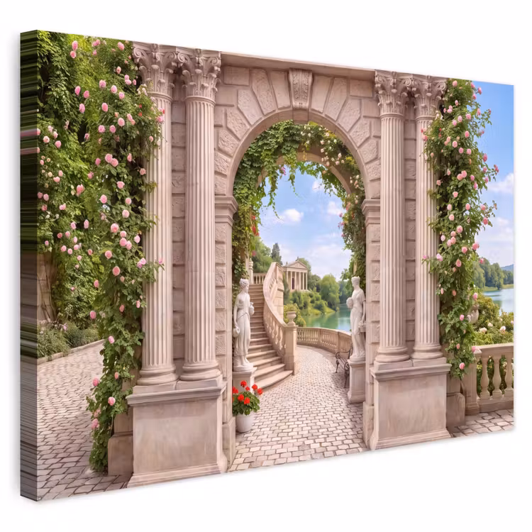 Buiten canvas - Architectuur - Tuin - Klassiek — 1