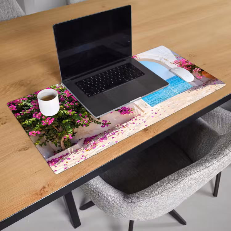 Bureau onderlegger - Bloemen - Zee - Zomer — 3