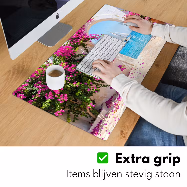 Bureau onderlegger - Bloemen - Zee - Zomer — 6