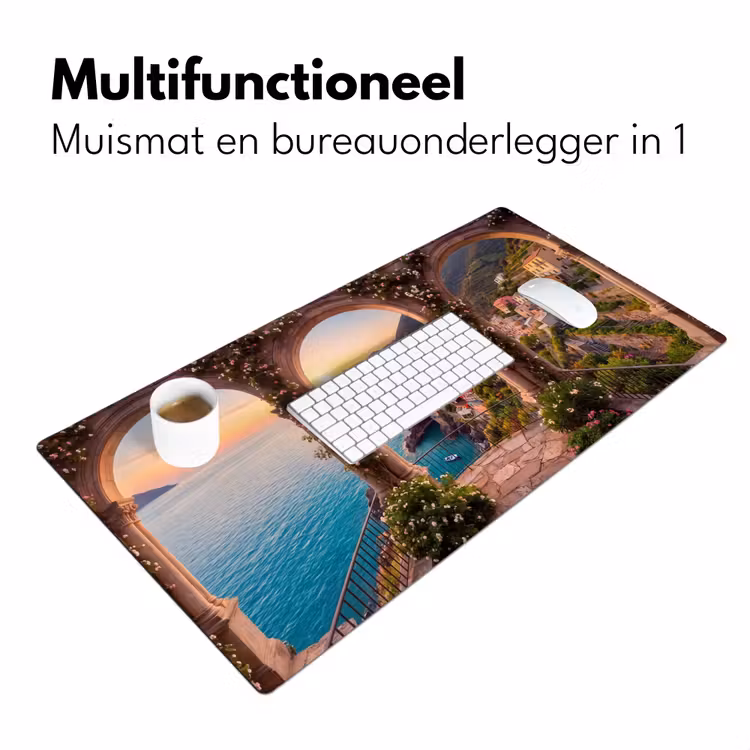 Bureau onderlegger - Dorp - Zee - Zonsondergang — 7
