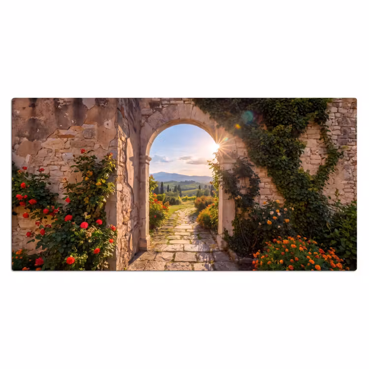 Bureau onderlegger - Pad - Tuin - Zonnig — 2