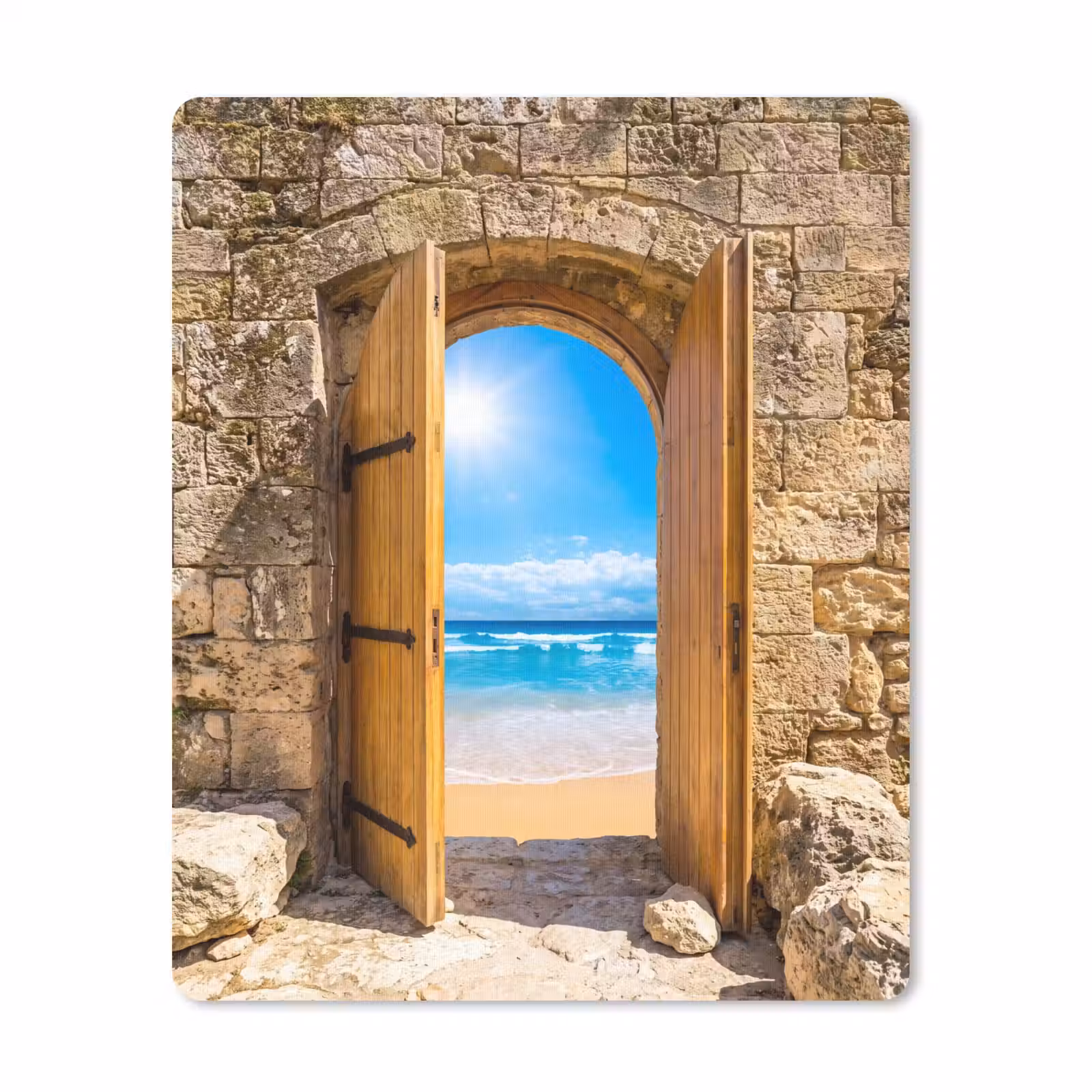 Muismat - Deur - Strand - Zee — 1