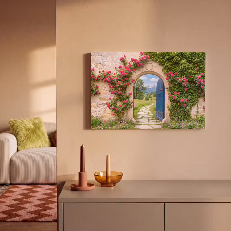 Canvas schilderij - Boog - Landschap - Natuur — 1