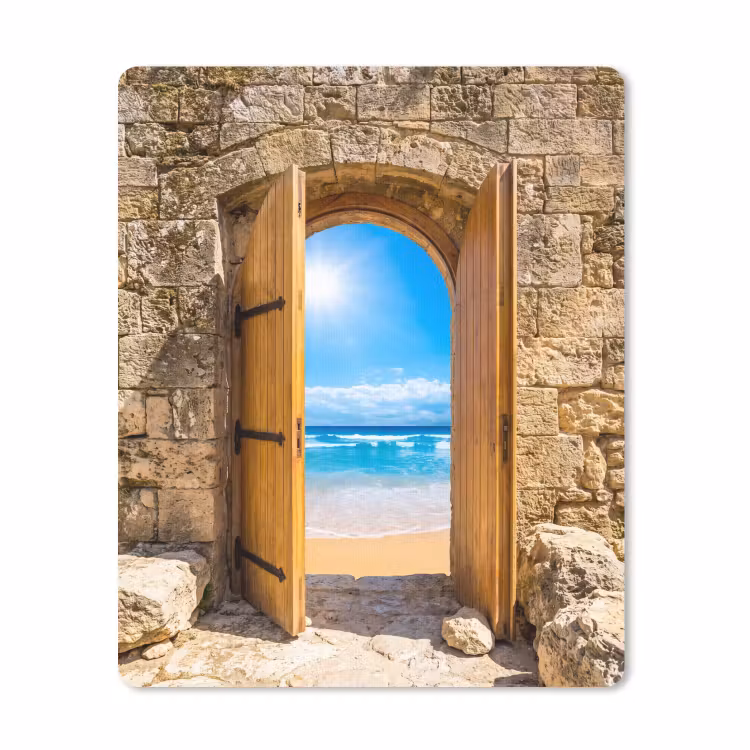 Muismat - Deur - Strand - Zee — 1