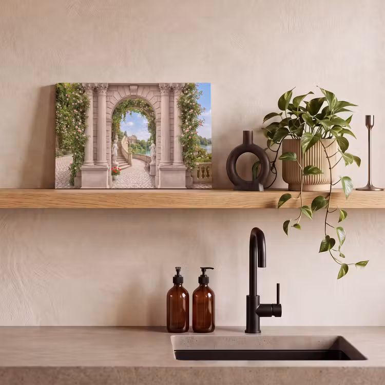 Canvas schilderij - Architectuur - Tuin - Klassiek — 2
