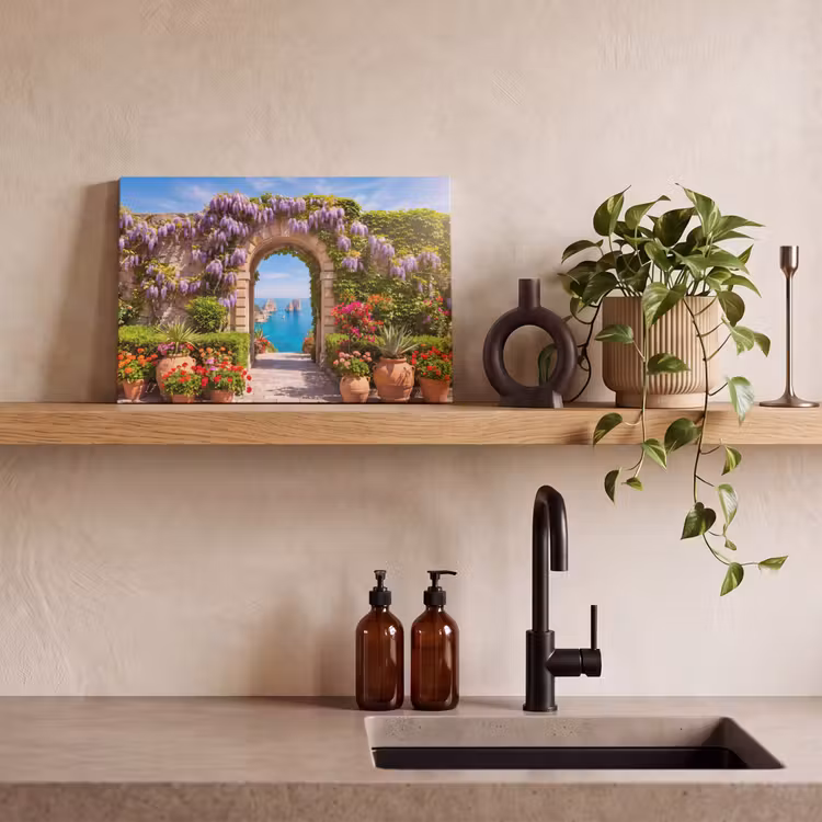 Canvas schilderij - Bloemen - Tuin - Landschap — 2