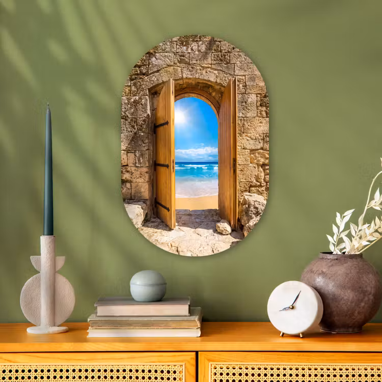 Muurovaal - Deur - Strand - Zee — 2