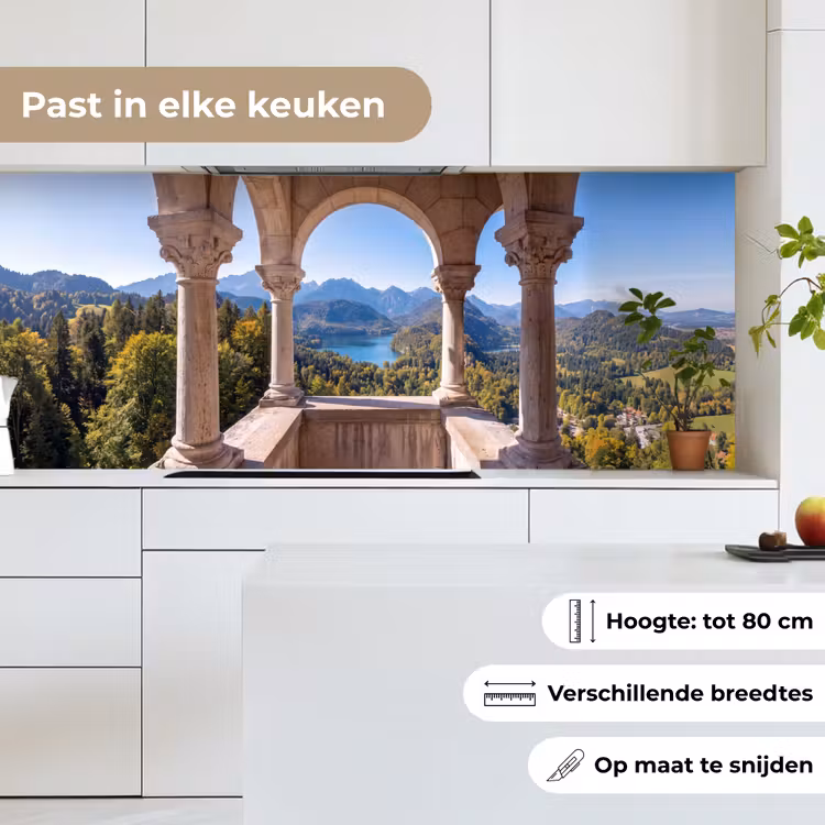 Keuken achterwand - Boog - Uitzicht - Landschap — 7