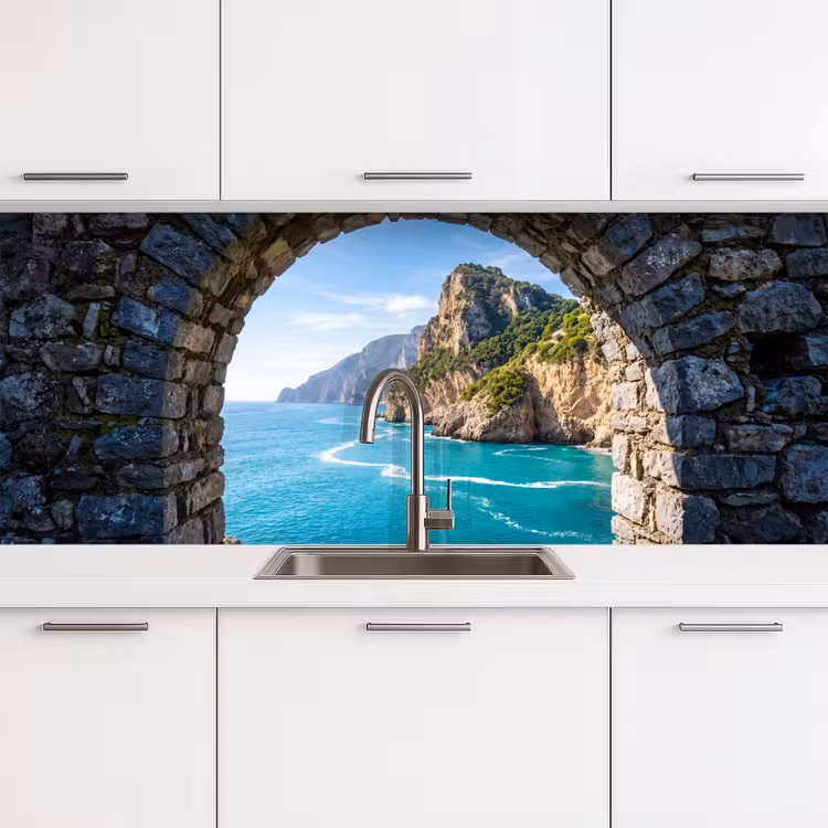 Keuken achterwand - Boog - Zee - Natuur — 4