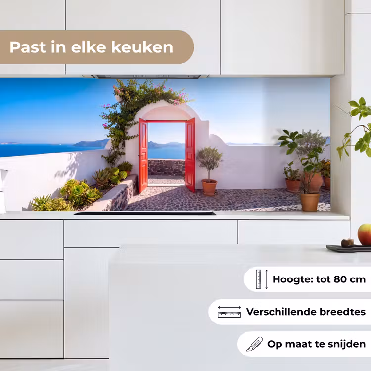 Keuken achterwand - Deur - Zee - Natuur — 7