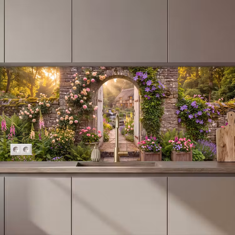 Keuken achterwand - Huis - Tuin - Natuur — 1