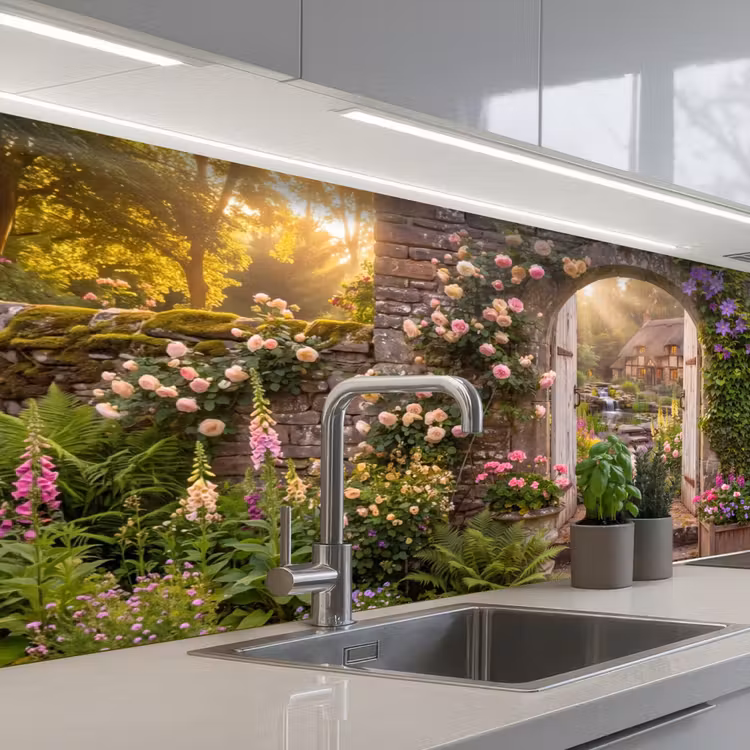 Keuken achterwand - Huis - Tuin - Natuur — 2