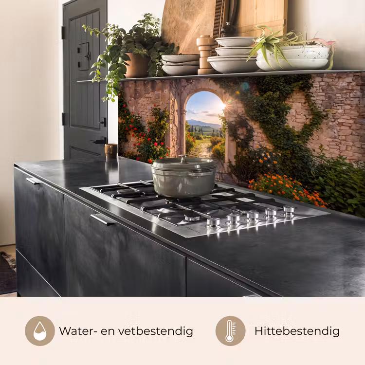 Keuken achterwand - Pad - Tuin - Zonnig — 5