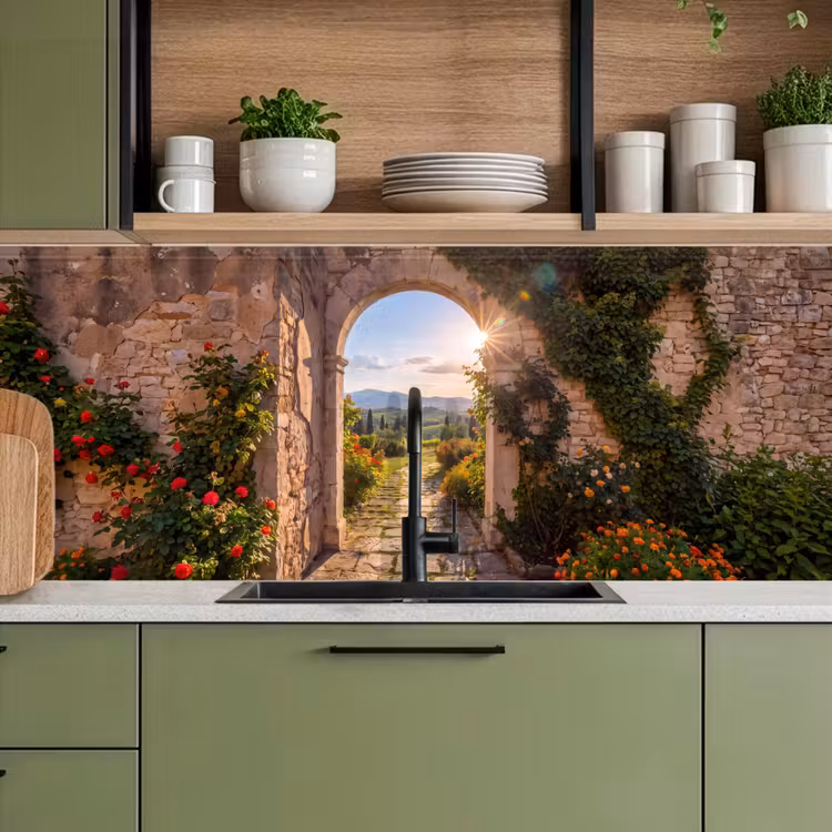 Keuken achterwand - Pad - Tuin - Zonnig — 8