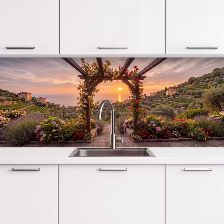 Keuken achterwand - Pergola - Zee - Zonsondergang — 4