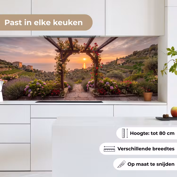 Keuken achterwand - Pergola - Zee - Zonsondergang — 7