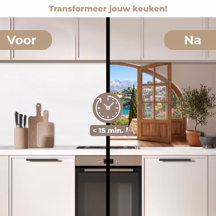 Keuken achterwand - Uitzicht - Baai - Natuur — 3