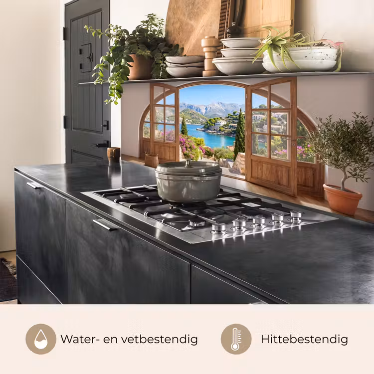 Keuken achterwand - Uitzicht - Baai - Natuur — 5