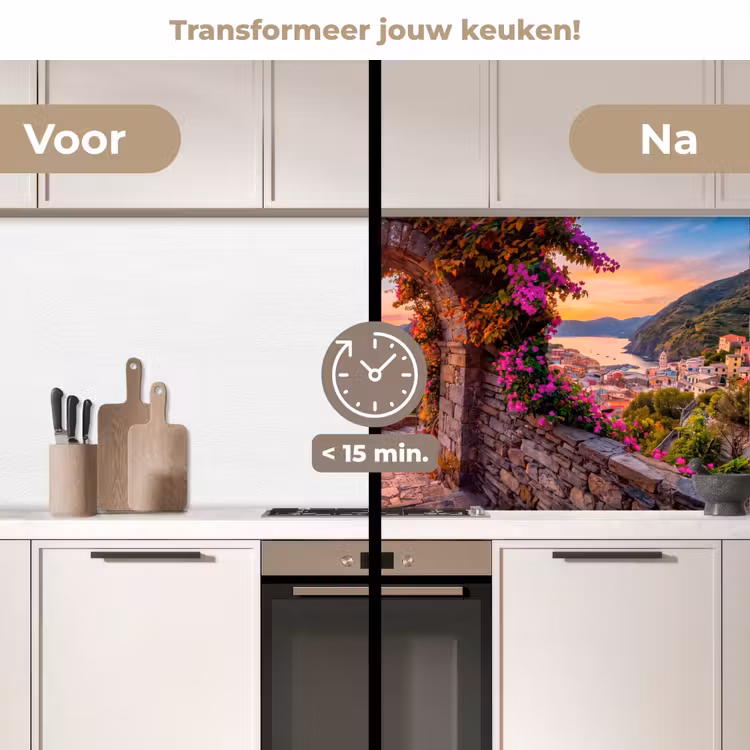 Keuken achterwand - Boog - Kust - Zonsondergang — 3