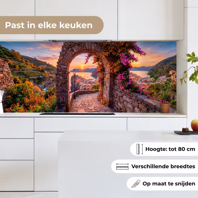 Keuken achterwand - Boog - Kust - Zonsondergang — 7