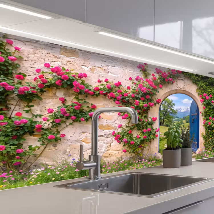 Keuken achterwand - Boog - Landschap - Natuur — 2