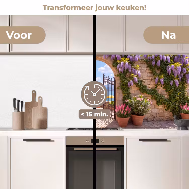 Keuken achterwand - Poort - Zee - Uitzicht — 3